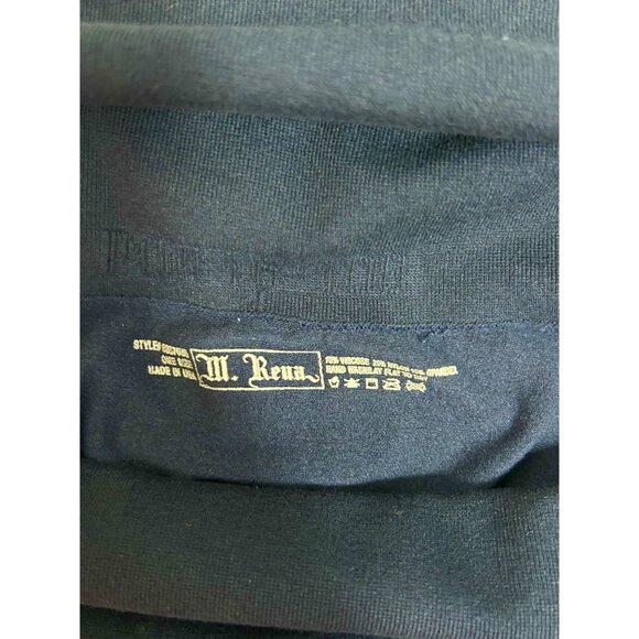 M. Rena Tummy Tuck High Waist 3/4 Cropped Leggings in Ink - OS - Picture 4 of 4